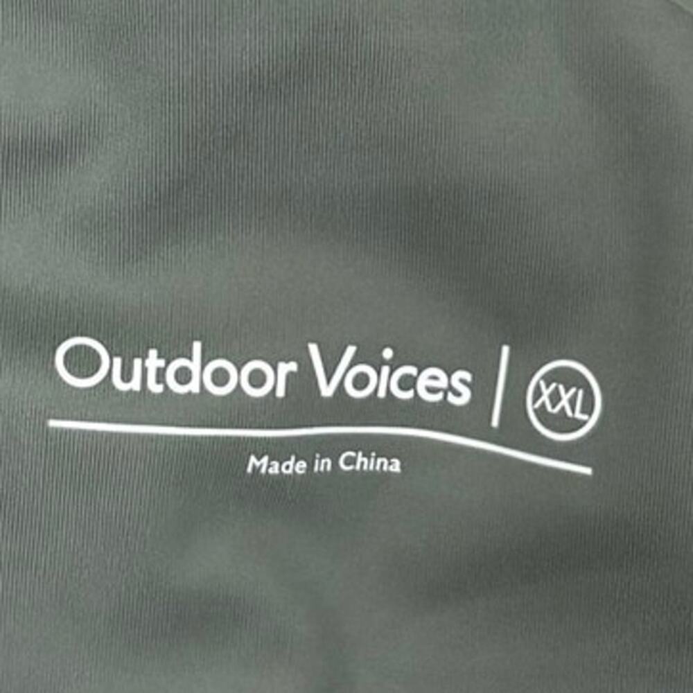 Outdoor Voices Exercise Dress Sz XXL Built-In Shorts and Bra NWOT Olive Green - Picture 6 of 9